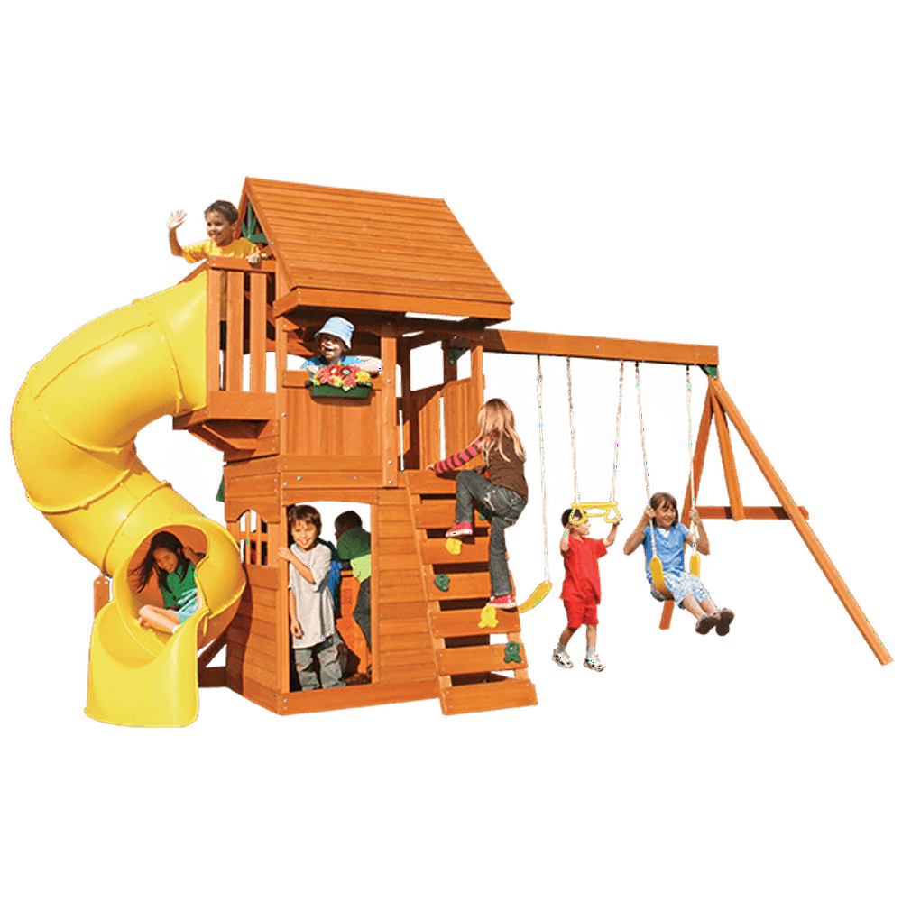 Cedar Summit Grandview Deluxe Wooden Play Set