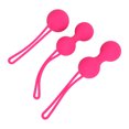 thumbnail image 3 of 3 pelotas de entrenamiento para los músculos del suelo pélvico para mujeres Nikou color rosa, 3 of 15
