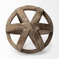 thumbnail image 2 of Brown Wooden Hollow Orb Sculpture, 2 of 4