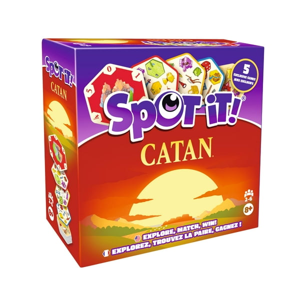 Juego de cartas Asmodee Spot It! Edición especial de Catan para niños mayores de 8 años