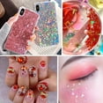 thumbnail image 2 of Calcomanía para uñas con lentejuelas huecas, 12 colores, holográfica, con forma de corazón, para el día de San Valentín, 2 of 5