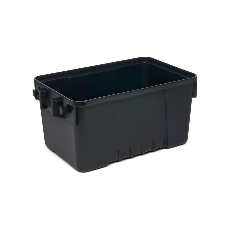 Plano Sportsman's Trunk, Black, 14-Gallon Lockable Storage Box