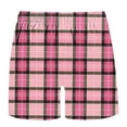 thumbnail image 4 of Men's Short Running Shorts Men Short Cargo Fashionable Men's Casual Checkered Striped Elastic Waistband Drawstring Shorts White XXL, 4 of 4