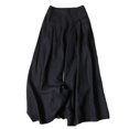 thumbnail image 4 of Women Palazzo Pants Summer Linen Casual High Waist Wide Leg Flowy Culotte Trousers Drawstring Yoga Sweatpants, 4 of 4
