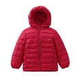 thumbnail image 2 of Vedolay Boys Fall Jackets Baby Boy's Chic Open Front Jackets Long Sleeve Winter Zippered Coat,Red 4-5 Years, 2 of 4