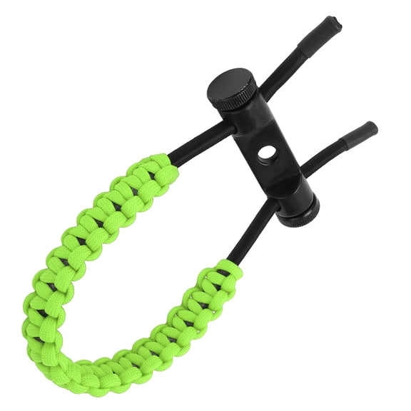 Archery Bow Wrist Sling, 3 Core Layer Bow Wrist Strap For Training Green