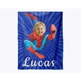 thumbnail image 3 of Custom Superhero Blanket with Kids Face Personalized Super Hero Blanket for Boys Girls Customized Birthday Gifts Blankets, 3 of 5