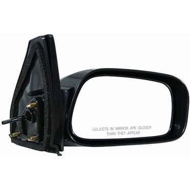 Autoelements Passenger Side Mirror For 1989-1995 Toyota Pickup - Textured Black, Manual
