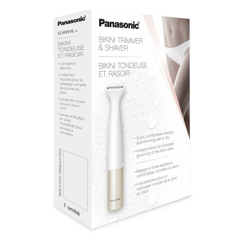 Panasonic - BIKINI SHAVER ミュゼプラチナム　オリジナル商品 Panasonic Wet/Dry Bikini Trimmer & Shaver for Women with 4