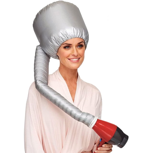 Bonnet de Sèche-Cheveux Portable de Sécurité pour Coiffure - Rose Foncé