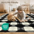 thumbnail image 4 of ODIKA 2'x3' Washable Doormat Non-Slip, Low Pile Checkered Alternating Checkerboard Repeating Entry Music Geometric for Entryway, Kitchen, Laundry Room, 4 of 7