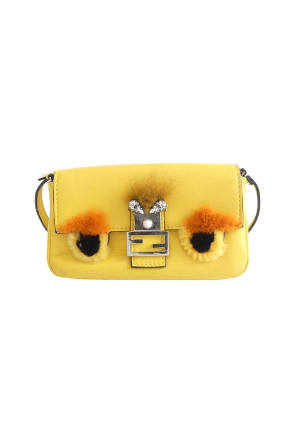 Pre-Owned Fendi BUGS MICRO Handbag UETTE 8M0354 37H