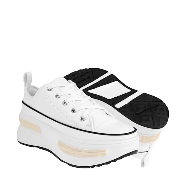 TENIS CASUALES DAMA STYLO 18037 SIMIPIEL BLANCO Stylo 18037
