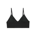 thumbnail image 2 of No Boundaries Women's Seamless Ribbed Triangle Bralette, Sizes XS-XXXL, 2 of 8