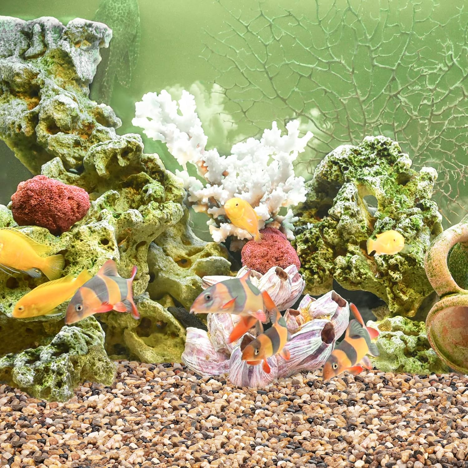 Natural Pebbles Sand for Plants, Succulent, Aquarium, Fish Tank - Gardening and Outdoor Decor, 5lbs, 1/5 Inch