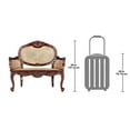 thumbnail image 3 of Chateau Marquee Bench Design Toscano Hand Carved Mahogany  Hand-Carved Mahogany, 3 of 3