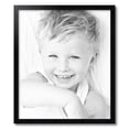 thumbnail image 2 of ArtToFrames 22" x 26" Satin Black Picture Frame, 22x26 inch Black Wood Poster Frame (WOM-1451), 2 of 8