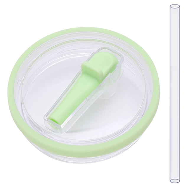 Tapas A Prueba Polvo Tapa Pajita Reutilizable Salpicaduras para 40oz