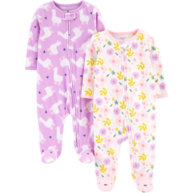 Sleep and Play Simple Joys de Carter's Fleece Baby Girl