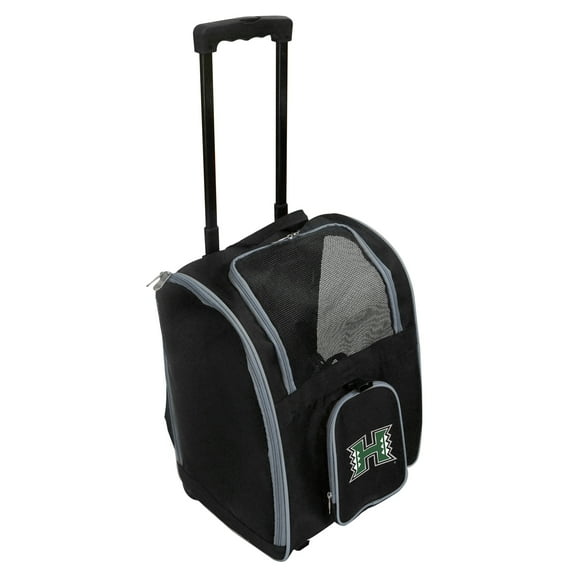 NCAA Hawaii Warriors Premium Pet Carrier with Wheels
