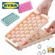 thumbnail image 2 of 3D Round Ice Cube Tray With Lid Plastic Diamond Style Ice Mold Refrigerator Spherical DIY Moulds Ice Ball Maker Kitchen Tools, 2 of 5