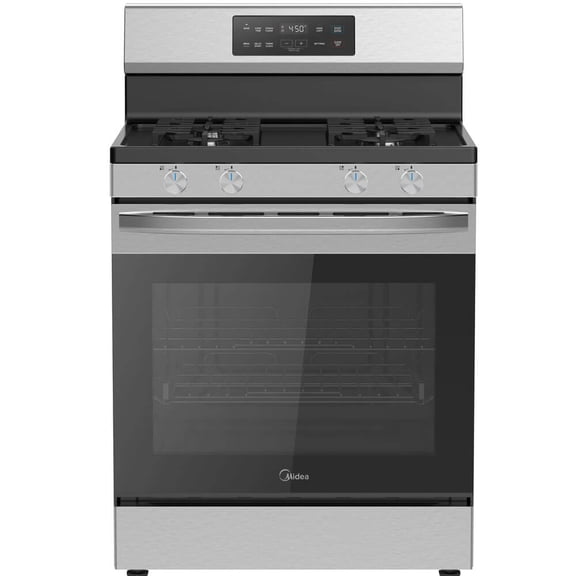 Midea MGR30S2AST 6.1 Cu. Ft. Stainless Freestanding Gas Range