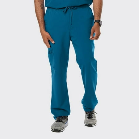 SPECTRUM UNIFORMS Wynd Men's Scrub Pant Cargo Pant Elastic Waist and Drawstring Pant Ideal for Men at Hospital Workspace, Medical Practice, and Professionals