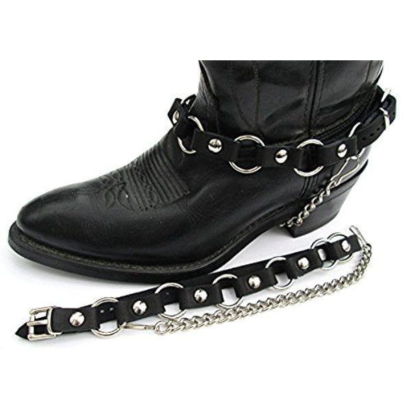 leather boot harness