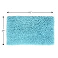 thumbnail image 2 of Knightsbridge Melbourne 220 GSF Non Skid Back Bath Rug 24 x 40 - Aqua, 2 of 2