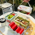 thumbnail image 5 of SouMaox Portable Lunch Container Chilled Storage Box Refrigerator Meal Organizer Outdoor Picnic Carrier for Fresh Food Transport, 5 of 8