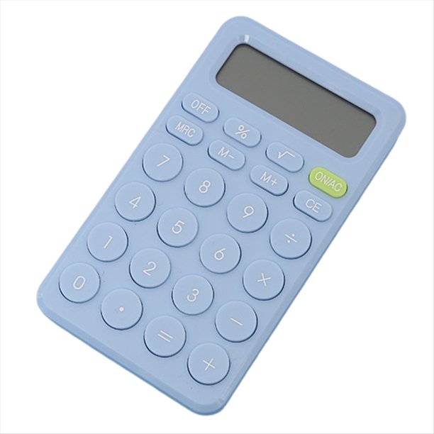 Calculadora Científica Calculadora Portátil Cortada con Teclas de Alta Sensibilidad Adecuada para Estudiantes y Trabajadores de Oficina Azul