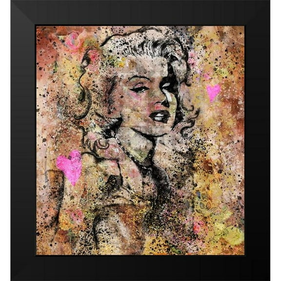 Wiley, Marta 12x13 Black Modern Framed Museum Art Print Titled - Marilyn Monroe IIII