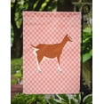thumbnail image 3 of Caroline's Treasures BB7881GF Toggenburger Goat Pink Check Flag Garden Size , Small, multicolor, 3 of 3