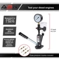 thumbnail image 4 of ABN Diesel Injector Tester Kit - 6000PSI Diesel Fuel Pressure Gauge Kit, 4 of 7