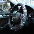 thumbnail image 3 of Sanrio-cubierta de volante de coche para niñas, protector de manillar transpirable, antideslizante, Universal, para las cuatro estaciones, Hello Kitty, 3 of 4