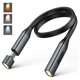 thumbnail image 1 of Luz de lectura para el cuello, 1100 mAh, luz LED flexible para libros para leer en la cama por la noche, luces manos libres para leer, correr, acampar, tejer, coser, 1 of 8