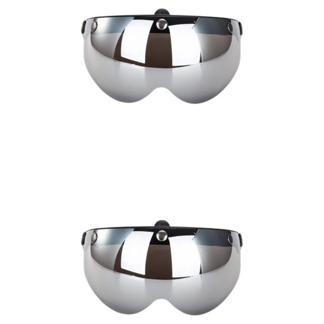 relayinert Safety On Road With Durable Goggle And Quick Release Buckle Comfortable silver-plated 2Set