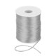 thumbnail image 1 of Cordón de nylon Uxcell, hilo satinado para hacer nudos, cordel para joyería, color gris, 1 of 7