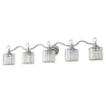 thumbnail image 5 of Deyidn 44.5" Modern 5-Light Chrome Bathroom Vanity Light - Dimmable Bathroom Transitional Fixture with Crystal Glass Shades, 5 of 9