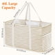 thumbnail image 2 of Bolsa Lifewit plegable, grande, 57 x 30 x 26 cm, 46 L, color beige, 2 of 9