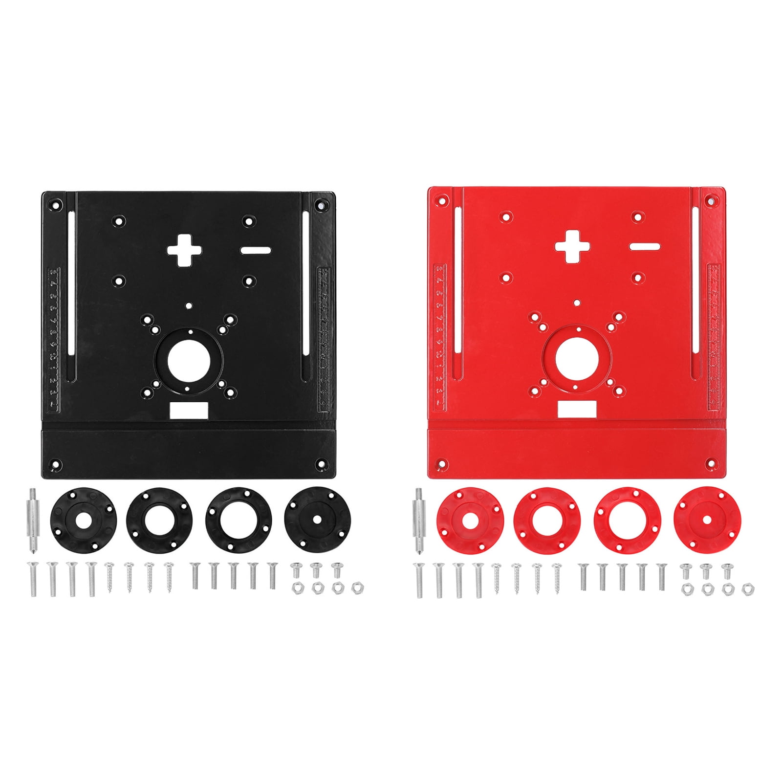 lanema Woodworking Electric Trimming Machine Router Table Insert Plate for w/ Rings Jig