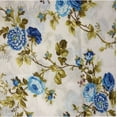 thumbnail image 3 of Lilly Craft Floral Blue Roses on White Poly Cotton, 58"/60" Inches Wide – Sold By The Yard, 3 of 4