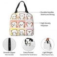 thumbnail image 4 of Cartoon Mochi Cat Peach And Goma Meme Lunch Bag Women Thermal Cooler Insulated Lunch Box for Work Office Travel Picnic Food Bags, 4 of 6