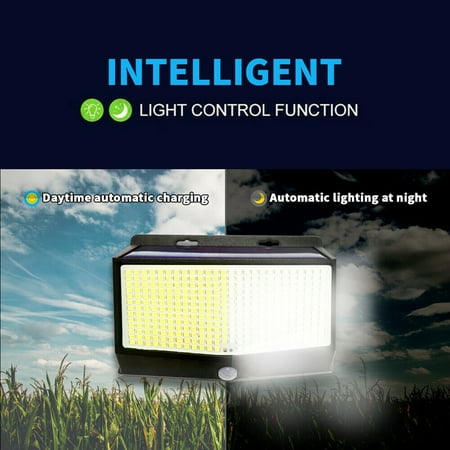 

EDFRWWS 468 LED Solar Light Motion Sensor Wall Mounted Home Street Lamp Decoration