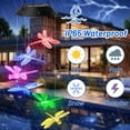 thumbnail image 5 of Solar Wind Chimes Outdoor, Color-Changing Solar Mobile Wind Chime Waterproof Solar Powered LED Hanging Lamp for Outdoor Garden Festival Decoration, 5 of 7