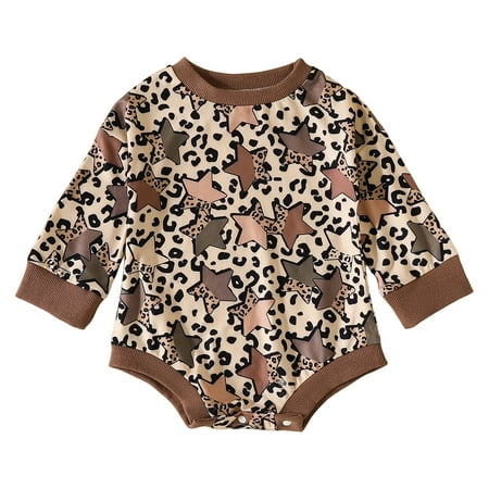 

WUXIAN Toddler Baby Boys Girls Long Sleeve Christmas Cartoon Dinosaur Printed Romper Kids Onesie Infants Children Comfort Dailywear