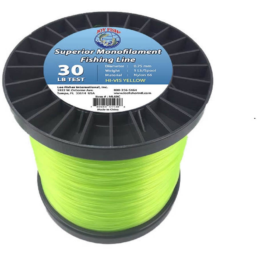 Joy Fish 5 lb Spool Monofilament Fishing Line, 120 lb, HiVis Walmart