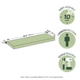 thumbnail image 3 of Furinno TANNA 12 x 35 2-in Thick Invisible Brackets Floating Shelves Americano, 3 of 4