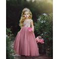 thumbnail image 5 of Robe Longue en Dentelle Fleurie pour Fille, Robe de Princesse Formelle, 5 of 5