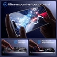 thumbnail image 4 of MAGIC JOHN 2 Pack for iPhone 16 Pro Max Screen Protector,99.99% HD Clarity 9H Hardness Shatterproof,Auto Dust-Elimination Bubble-Free Easy Install, 4 of 9